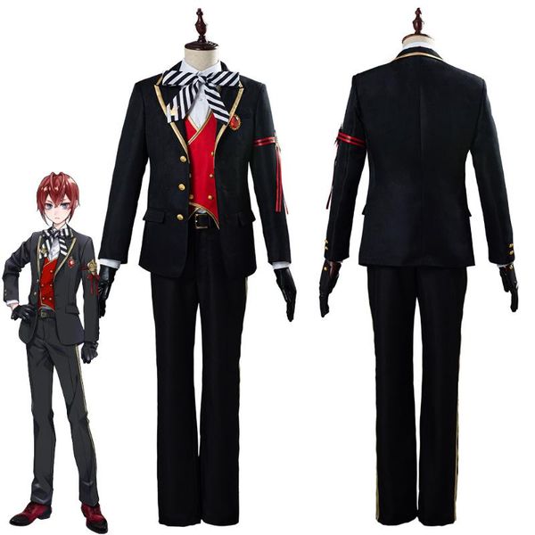 twisted wonderland riddle/trey/deuce/cater/ace cosplay costume uniform outfit halloween carnival costumes, Black
twisted wonderland riddle/trey/deuce/cater/ace cosplay costume uniform outfit halloween carnival costumes, Black