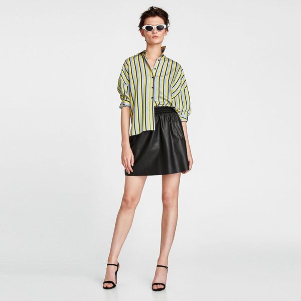 sale women pu leather mini skirts pockets buttons elastic waist faldas european style fashion black pleated skirts
sale women pu leather mini skirts pockets buttons elastic waist faldas european style fashion black pleated skirts