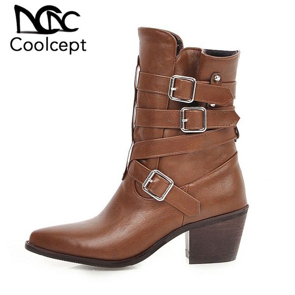 coolcept plus size 33-48 retro women ankle boots ethnic style buckle women shoes pointed toe vintage travel mujer footwear, Black
coolcept plus size 33-48 retro women ankle boots ethnic style buckle women shoes pointed toe vintage travel mujer footwear, Black