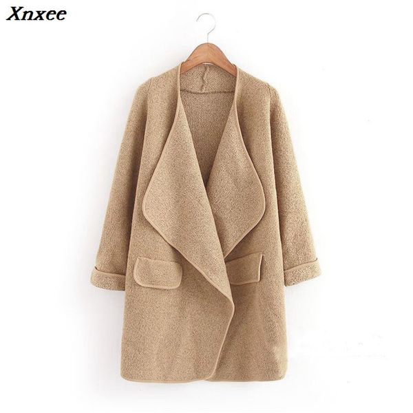 2018 spring new oversized long knitted cardigans women korean style solid long sleeve knit woolen coat xnxee, Black
2018 spring new oversized long knitted cardigans women korean style solid long sleeve knit woolen coat xnxee, Black