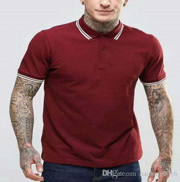gb solid polo shirt men leaf embroidery new men's classic t-shirts business men's clothing uk london polos tees white wine red, White;black
gb solid polo shirt men leaf embroidery new men's classic t-shirts business men's clothing uk london polos tees white wine red, White;black