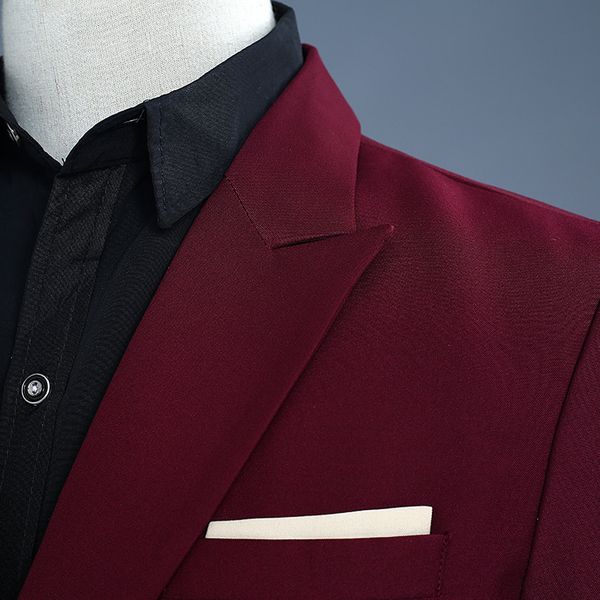 wine red double breasted suits men 2019 long sleeve men blazer with pant 2 pcs party wedding dress suits casual costume homme, White;black
wine red double breasted suits men 2019 long sleeve men blazer with pant 2 pcs party wedding dress suits casual costume homme, White;black