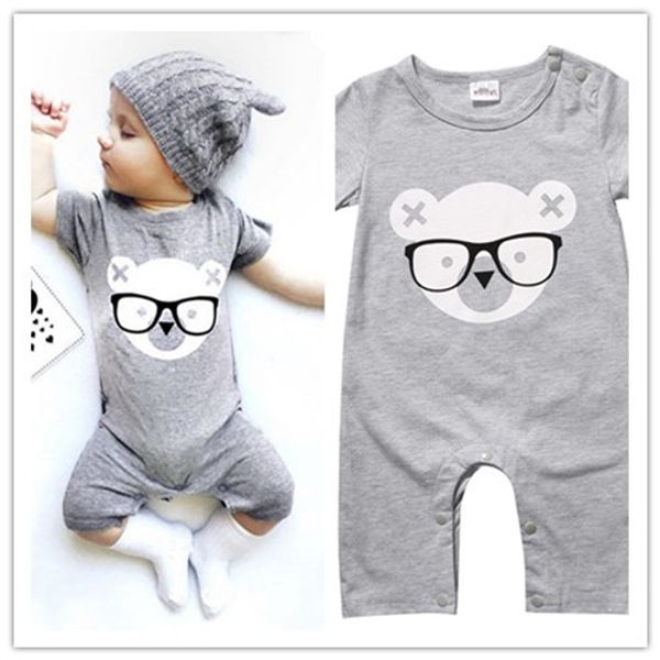 0-24m cute baby romper newborn infant kids boy girl cotton short sleeve grey cartoon bear jumpsuit toddler summer outfit
0-24m cute baby romper newborn infant kids boy girl cotton short sleeve grey cartoon bear jumpsuit toddler summer outfit