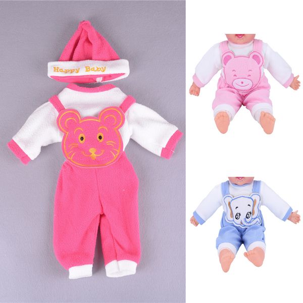 3pcs/set 4 colors pick fashion doll clothes hat suit for 50cm reborn baby doll doll accessories gifts wholesale
3pcs/set 4 colors pick fashion doll clothes hat suit for 50cm reborn baby doll doll accessories gifts wholesale