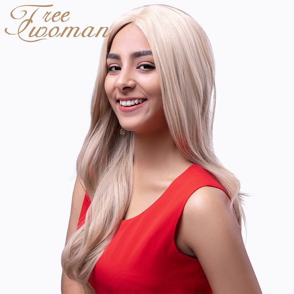 24in свободной женщины blonde body wave парики средняя часть синтетический парик с естественным hairline женщины жаропрочных волокна волос п, Black
24in свободной женщины blonde body wave парики средняя часть синтетический парик с естественным hairline женщины жаропрочных волокна волос п, Black