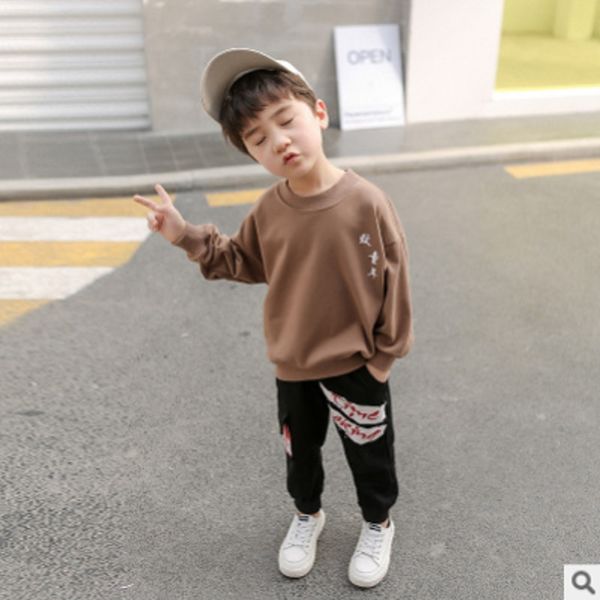 children 's sports clothing set new 2020 spring/autumn boys 2 character colors size3-10 kids aceive clothes sets 2 piece ly473, White
children 's sports clothing set new 2020 spring/autumn boys 2 character colors size3-10 kids aceive clothes sets 2 piece ly473, White