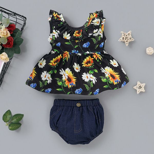 2020 baby flower suit newborn baby girl shirt dress shorts pants summer outfit clothes set 2pcs sleeveless kids sets, White
2020 baby flower suit newborn baby girl shirt dress shorts pants summer outfit clothes set 2pcs sleeveless kids sets, White