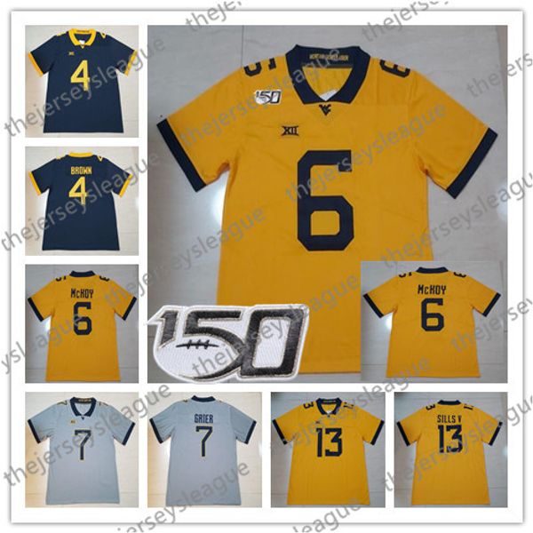 west virginia mountaineers #6 kennedy mckoy 1 tj simmons 13 david sills v gray yellow stitched white navy 2019 new ncaa football jersey, Black
west virginia mountaineers #6 kennedy mckoy 1 tj simmons 13 david sills v gray yellow stitched white navy 2019 new ncaa football jersey, Black
