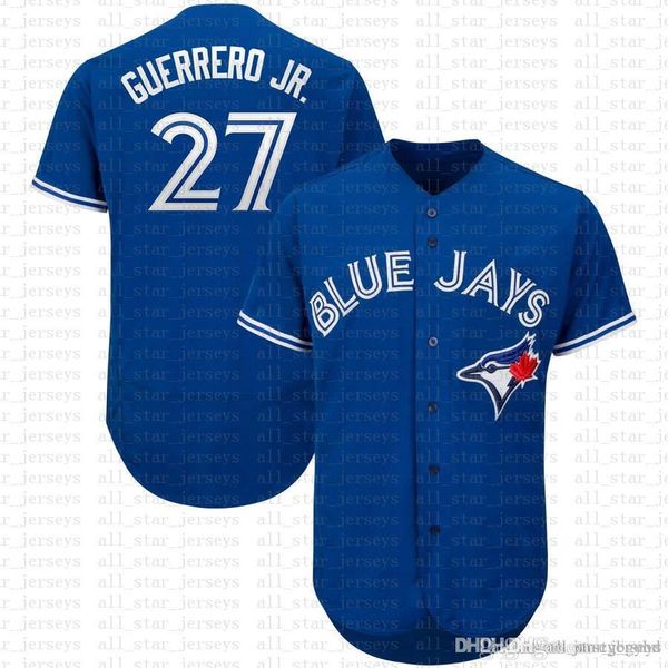 

top Toronto Blue 27 Guerrero Jr. Jays Baseball Jersey Mens 6 Marcus Stroman 11 Kevin Pillar 20 Josh Donaldson 19 Bautista Alomar 29 Carter