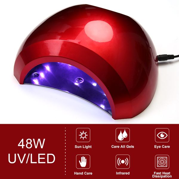 lacheer 48w uv lamp gel led nail lamp high power for nails all gel polish nail dryer sensor sun led light art manicure
lacheer 48w uv lamp gel led nail lamp high power for nails all gel polish nail dryer sensor sun led light art manicure