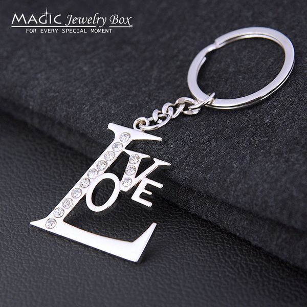 cute girl new crystal love letters keychain women fashion novelty llaveros key chain bag car trinket jewelry party gift souvenir, Silver
cute girl new crystal love letters keychain women fashion novelty llaveros key chain bag car trinket jewelry party gift souvenir, Silver