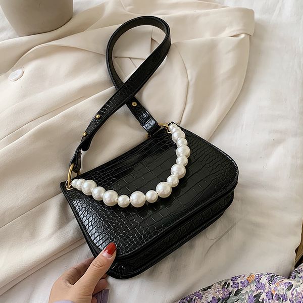 pearl handle pu leather shoulder bags for women 2020 crossbody bag travel handbags stone pattern
pearl handle pu leather shoulder bags for women 2020 crossbody bag travel handbags stone pattern