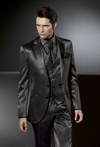 brand new shinny black groom tuxedos notch lapel groomsman wedding 3 piece suit men business jacket blazer(jacket+pants+tie+vest) 2661, Black;gray
brand new shinny black groom tuxedos notch lapel groomsman wedding 3 piece suit men business jacket blazer(jacket+pants+tie+vest) 2661, Black;gray
