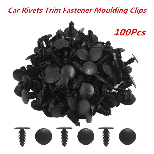 black auto car panel trim clips rivet 10/50/100pcs 8mm car plastic rivet bumper fender retainer fastener push clips pin
black auto car panel trim clips rivet 10/50/100pcs 8mm car plastic rivet bumper fender retainer fastener push clips pin