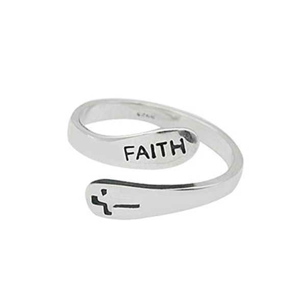 villwice trendy 925 sterling silver adjustable ring vintage faith cross open rings for women men christian jewelry, Golden;silver
villwice trendy 925 sterling silver adjustable ring vintage faith cross open rings for women men christian jewelry, Golden;silver