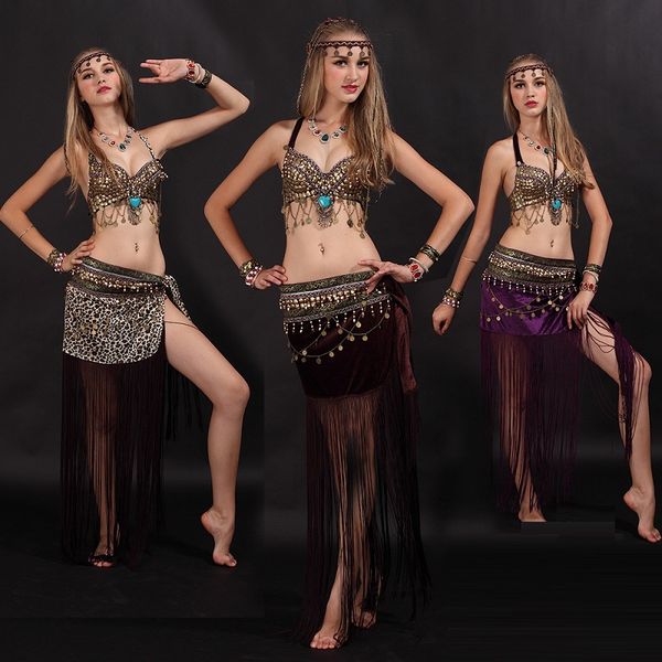 women belly dance costume sets ladies national dancer latin dance stage performance 3 piece bra + belt +skirt, Black;red
women belly dance costume sets ladies national dancer latin dance stage performance 3 piece bra + belt +skirt, Black;red