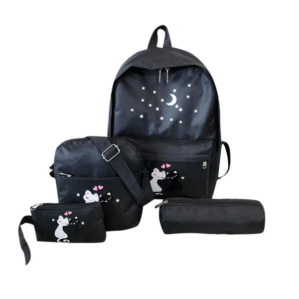 backpack travel men women four-piece backpack printed cat travel student bag school bags schoolbag lapmen
backpack travel men women four-piece backpack printed cat travel student bag school bags schoolbag lapmen