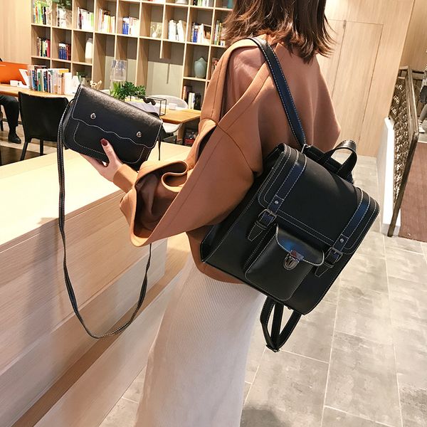 2020 new korean version of the shoulder bag women's casual fashion simple multi-purpose student travel backpack ladies
2020 new korean version of the shoulder bag women's casual fashion simple multi-purpose student travel backpack ladies