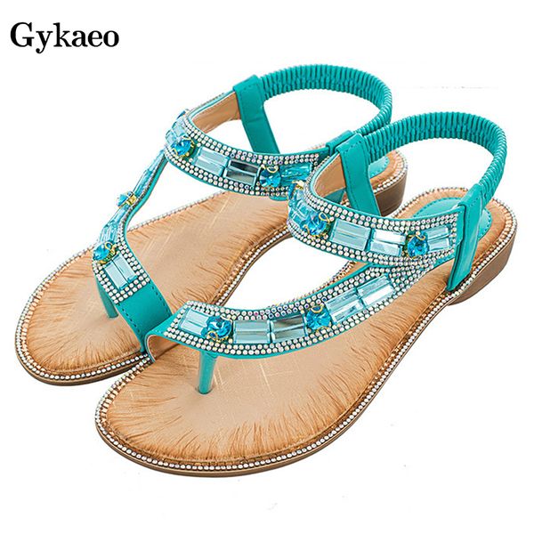 gykaeo ladies summer shoes bohemian style blue red fashion sandals women lattice stripe flat-soled beach shoes zapatos de mujer, Black
gykaeo ladies summer shoes bohemian style blue red fashion sandals women lattice stripe flat-soled beach shoes zapatos de mujer, Black