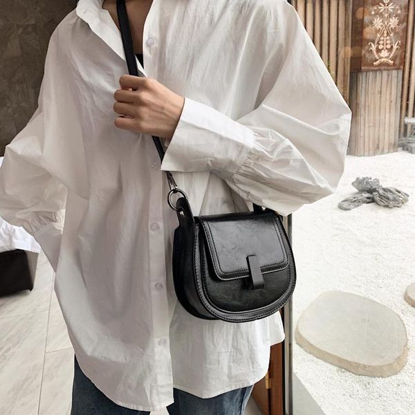 acelure solid pu leather saddle bags for women black mini crossbody shoulder messenger bag female handbags ladies shopping bags
acelure solid pu leather saddle bags for women black mini crossbody shoulder messenger bag female handbags ladies shopping bags