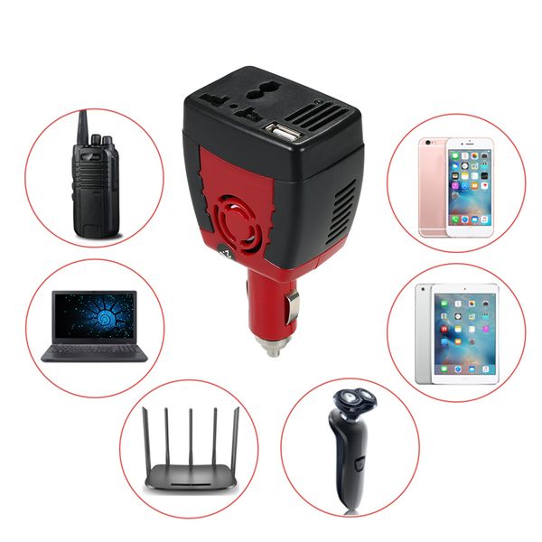 inverter 12v 220v 150w dc 12v to ac 220v inverter auto voltage converter car power adapter with cigarette lighter
inverter 12v 220v 150w dc 12v to ac 220v inverter auto voltage converter car power adapter with cigarette lighter