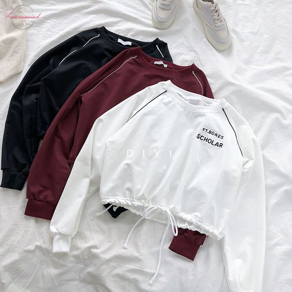 корейский casual tees осень футболки женщины с длинным рукавом письмо вышивка сыпучие простой короткие тенниска harajuku черный белый crop t, White
корейский casual tees осень футболки женщины с длинным рукавом письмо вышивка сыпучие простой короткие тенниска harajuku черный белый crop t, White