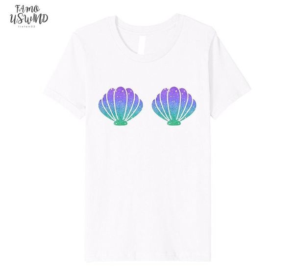 mermaid shell appliques festival birthday party shirt for women summer fashion design printed funny t shirt hip hop cotton harajuku, White
mermaid shell appliques festival birthday party shirt for women summer fashion design printed funny t shirt hip hop cotton harajuku, White