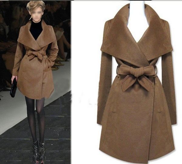 autumn winter women woollen coat fashion slim wool women's overcoat medium long casacos femininos, Tan;black
autumn winter women woollen coat fashion slim wool women's overcoat medium long casacos femininos, Tan;black