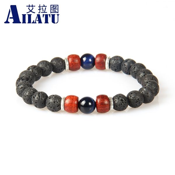 ailatu new designs wholesale 10pcs/lot lava stone with tiger eye beads beaded lovers bracelet, Golden;silver
ailatu new designs wholesale 10pcs/lot lava stone with tiger eye beads beaded lovers bracelet, Golden;silver