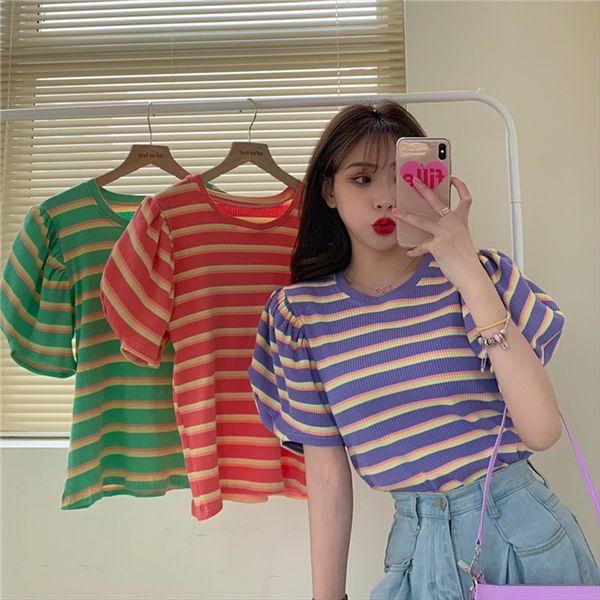 elegant striped female 2020ins underpants loose versatile casual student short-sleeved elegant striped female 2020ins t-shirt underpants, White
elegant striped female 2020ins underpants loose versatile casual student short-sleeved elegant striped female 2020ins t-shirt underpants, White