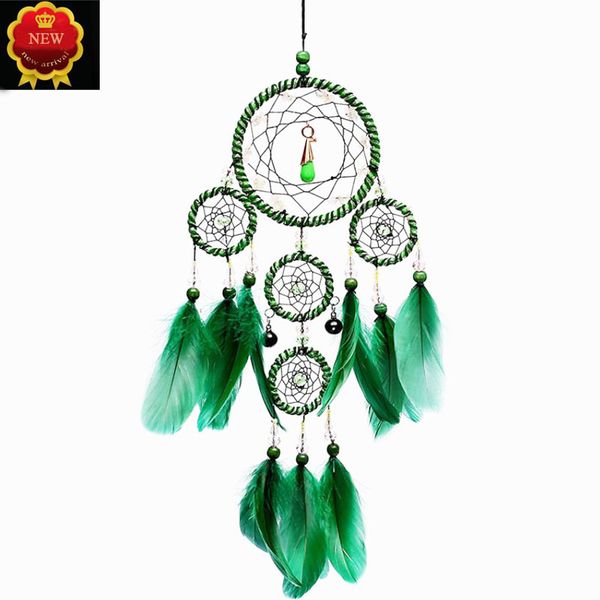 car pendant green memory interior 5 ring dream catcher wind chimes key rings car rearview mirror hanging jewelry accessories
car pendant green memory interior 5 ring dream catcher wind chimes key rings car rearview mirror hanging jewelry accessories