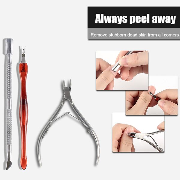 dead skin remover tool set nail files buffer sanding cuticle pusher nipper scissor cleaning brush for nail art manicure with box
dead skin remover tool set nail files buffer sanding cuticle pusher nipper scissor cleaning brush for nail art manicure with box