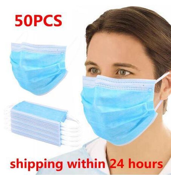laye protection in mask dust stock masks 3 disposable face masks elastic ear loop disposable dust filter safety mask anti-dust, Blue 
laye protection in mask dust stock masks 3 disposable face masks elastic ear loop disposable dust filter safety mask anti-dust, Blue