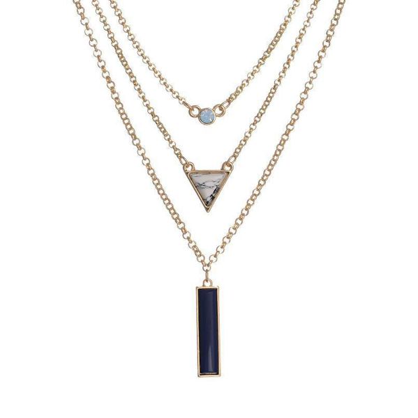 2020retro ethnic triangular turquoise crystal multi layer bohemian pendant necklace brand luxury jewelry, Silver
2020retro ethnic triangular turquoise crystal multi layer bohemian pendant necklace brand luxury jewelry, Silver