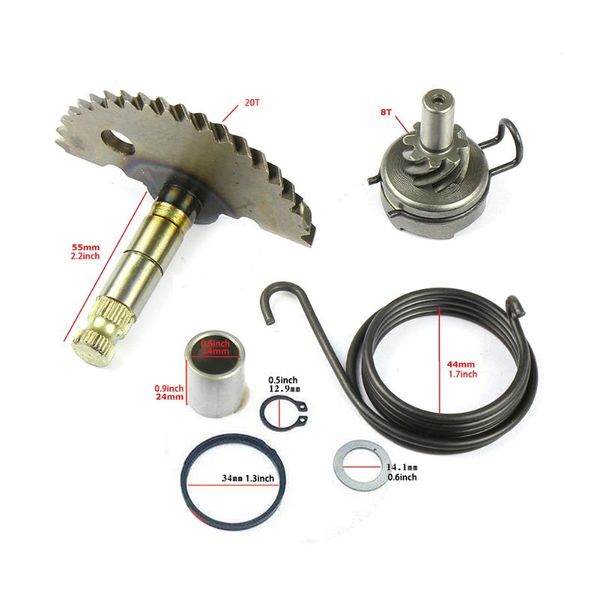 55mm kick starter engine motorcycle scooter moped starting shaft kit for 50cc 60cc 80cc 90cc gy6 139qmb atv dirt bike(20t+8t)
55mm kick starter engine motorcycle scooter moped starting shaft kit for 50cc 60cc 80cc 90cc gy6 139qmb atv dirt bike(20t+8t)
