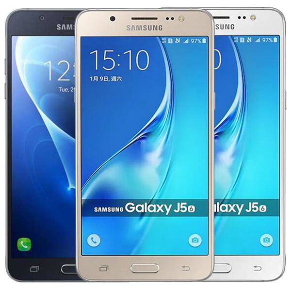 

Восстановленное Оригинальный Samsung Galaxy J5 2016 J510F Single SIM 5,2-дюймовый Quad Core 2GB RAM 16GB ROM 13 Мпикс 4G LTE Смарт сотовый телефон DHL 1шт
