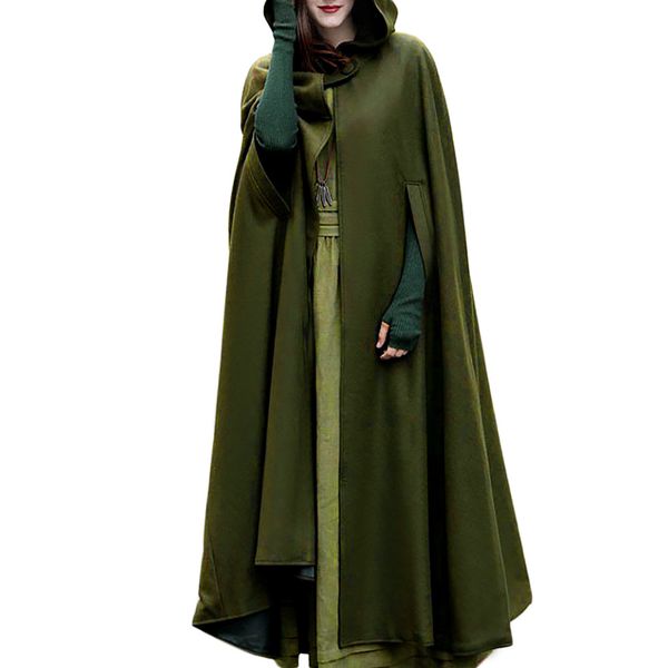 casual women winter vintage hooded cloak sleeveless button closure thin hooded long cape costume halloween cosplay outerwear #l5, Black;brown
casual women winter vintage hooded cloak sleeveless button closure thin hooded long cape costume halloween cosplay outerwear #l5, Black;brown