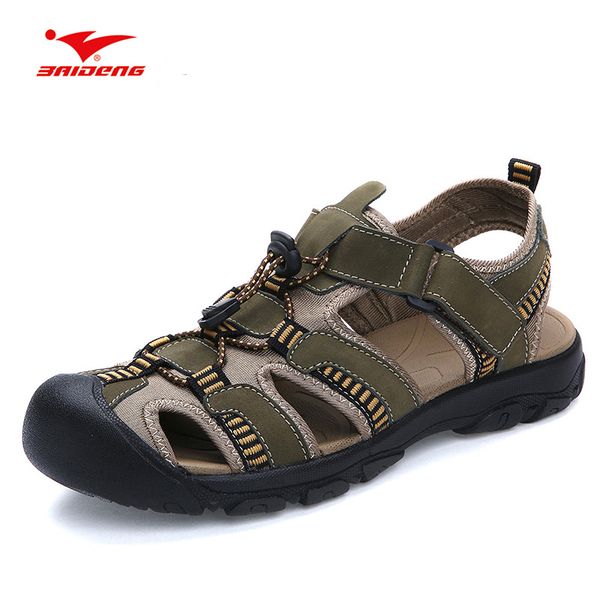 baideng new refreshing men hiking sandals summer genuine leather triking sandals outdoor beach for male plus size 38-48
baideng new refreshing men hiking sandals summer genuine leather triking sandals outdoor beach for male plus size 38-48