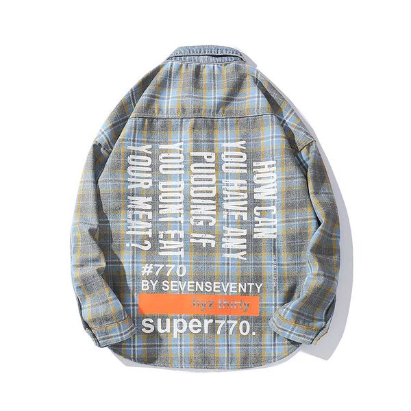 color block letter plaid shirt jeans jackets jaqueta masculino ripped jeans for men streetwear chaqueta hombre bomber jacket, Black;brown
color block letter plaid shirt jeans jackets jaqueta masculino ripped jeans for men streetwear chaqueta hombre bomber jacket, Black;brown