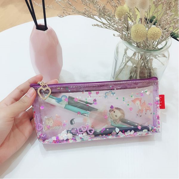 milk bear transparent paillette glitter move stars silica gel pvc plastic water proof pencil bag pencil case cosmetic bag school
milk bear transparent paillette glitter move stars silica gel pvc plastic water proof pencil bag pencil case cosmetic bag school