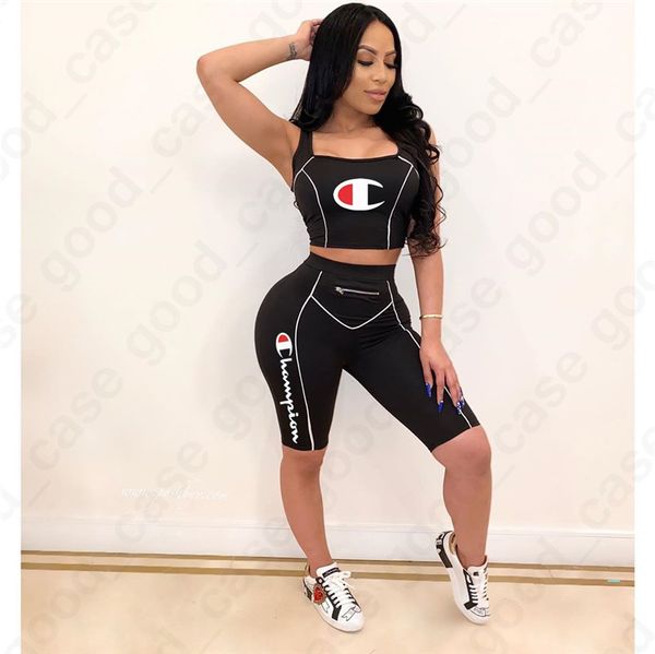 women champion tracksuits summer two piece shorts outfits crop tank vest sports bra sweat shirt workout gym fit sportwear d33103, White
women champion tracksuits summer two piece shorts outfits crop tank vest sports bra sweat shirt workout gym fit sportwear d33103, White