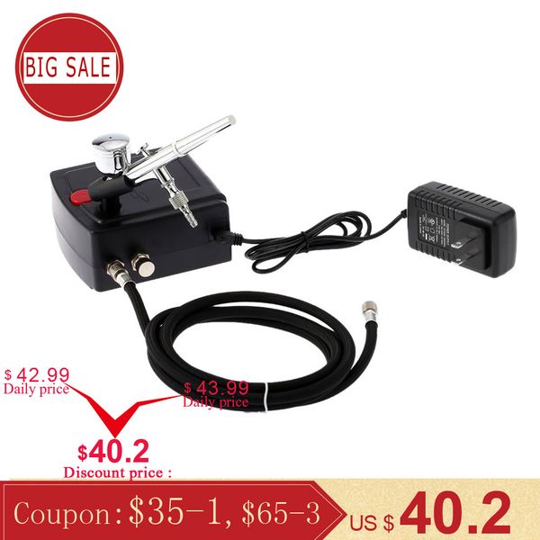 dual action airbrush spray gun air compressor kit art painting tattoo manicure craft cake spray model air brush nail tool set
dual action airbrush spray gun air compressor kit art painting tattoo manicure craft cake spray model air brush nail tool set