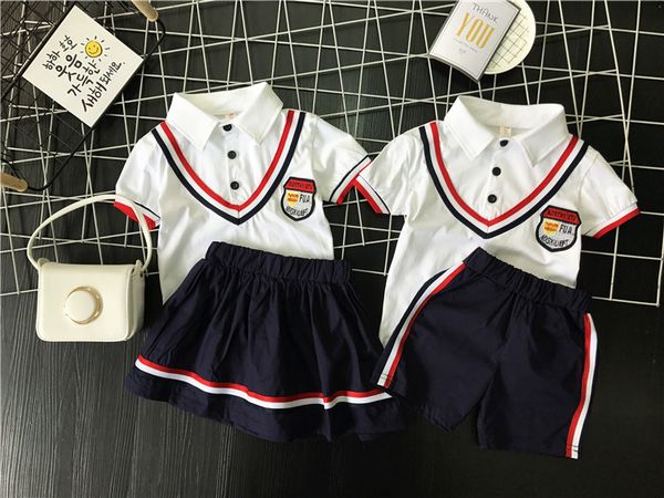 2020 summer baby boy girls children shorts suit t-shirt shorts boys clothes kids school style clothes 2-7, White
2020 summer baby boy girls children shorts suit t-shirt shorts boys clothes kids school style clothes 2-7, White
