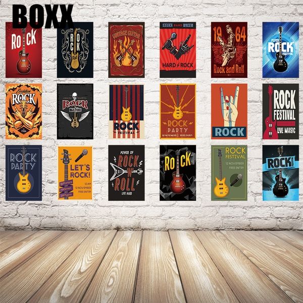 rock party guitar music roll metal sign tin poster home decor bar wall art painting 20*30 cm size
rock party guitar music roll metal sign tin poster home decor bar wall art painting 20*30 cm size