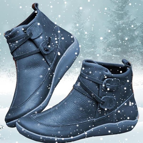 ankle boots women pu leather women's winter cross strap vintage plush punk warm short boots flat ladies shoes woman botas mujer, Black
ankle boots women pu leather women's winter cross strap vintage plush punk warm short boots flat ladies shoes woman botas mujer, Black