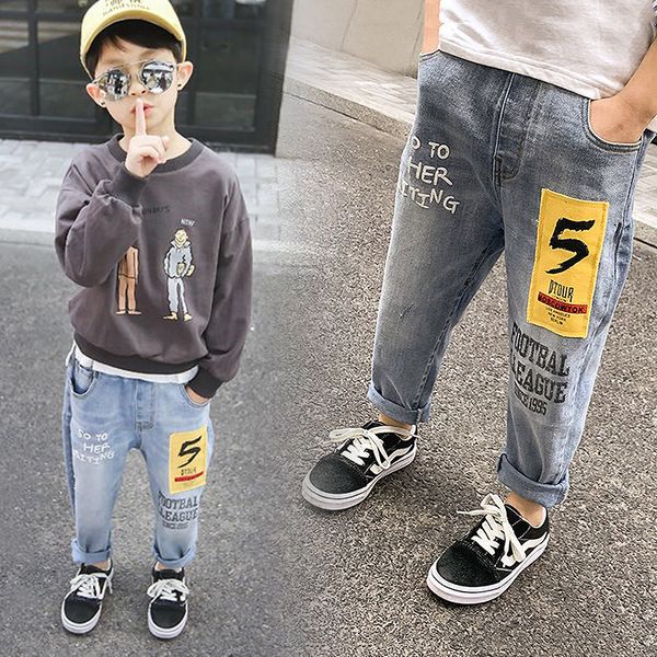Kids Pants Boys Stretch Joker Jeans 2019 Spring Baby Children Pencil Leggings Autumn Denim Clothes For 4 to 14 Years Male Child
Kids Pants Boys Stretch Joker Jeans 2019 Spring Baby Children Pencil Leggings Autumn Denim Clothes For 4 to 14 Years Male Child