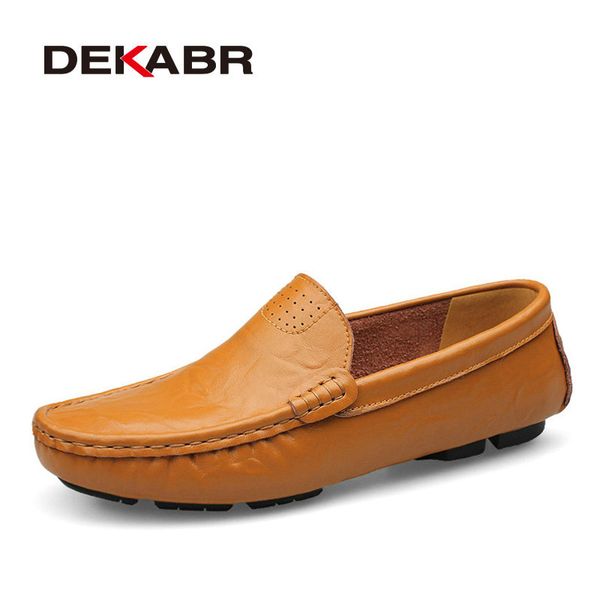 dekabr big size 36~50 genuine leather men shoes soft moccasins loafers fashion brand men flats comfy driving shoes t200610, Black
dekabr big size 36~50 genuine leather men shoes soft moccasins loafers fashion brand men flats comfy driving shoes t200610, Black