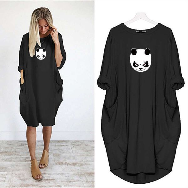 fashion women designer t shirts dreeses with pockets women printed dresses dress with six colors s/s clothing, Black;gray
fashion women designer t shirts dreeses with pockets women printed dresses dress with six colors s/s clothing, Black;gray