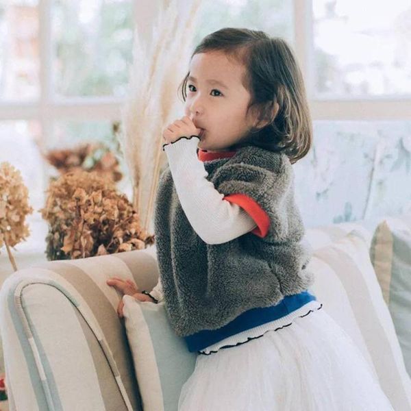 warm winter kids vest boys girls contrast color sleeveless sweaters o-neck autumn cute children cotton clothing, Blue
warm winter kids vest boys girls contrast color sleeveless sweaters o-neck autumn cute children cotton clothing, Blue
