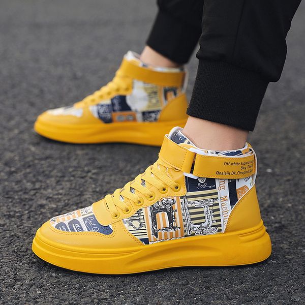 men's casual shoes fashion sneakers men leisure shoes split autumn lace-up trend flats for men zapatillas, Black
men's casual shoes fashion sneakers men leisure shoes split autumn lace-up trend flats for men zapatillas, Black